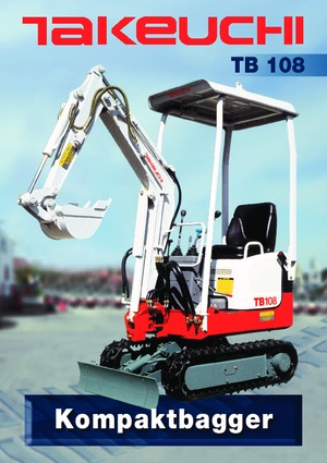 Miniexcavadoras Takeuchi TB 108 Hybrid