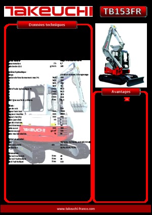 Miniexcavadoras Takeuchi TB 153 FR