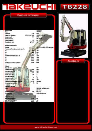 Miniexcavadoras Takeuchi TB 228 