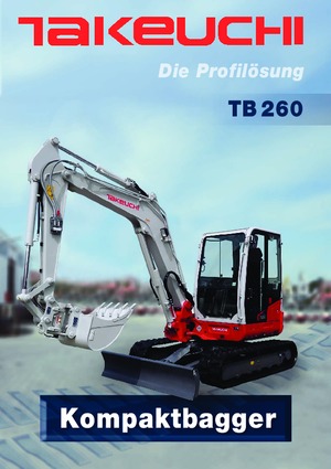 Miniexcavadoras Takeuchi TB 260