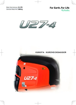 Miniexcavadoras Kubota U27-4 NGL
