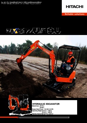 Miniexcavadoras Hitachi ZX19U-5