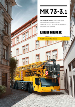 Grúas móviles - Pluma de celosía Liebherr MK 73-3.1