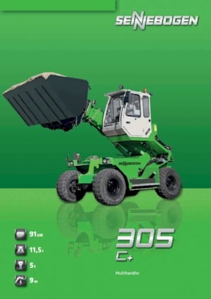 Grúas móviles - Pluma telescópica Sennebogen 305 C+