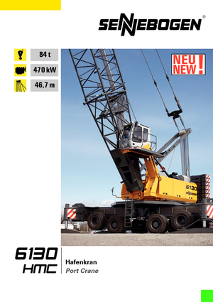 Grúas móviles - Pluma de celosía Sennebogen 6130 HMC