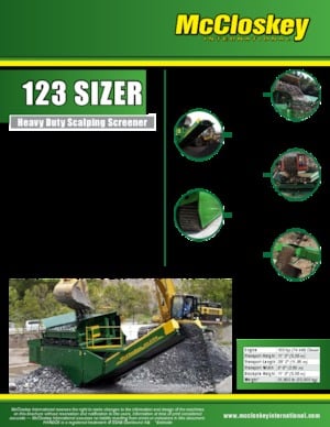 Platas cribadoras móviels McCloskey 123 Sizer