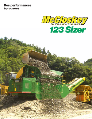 Platas cribadoras móviels McCloskey 123 Sizer