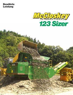 Platas cribadoras móviels McCloskey 123 Sizer