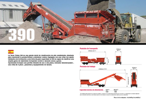 Platas cribadoras móviels Terex-Finlay 390 Hydrascreen
