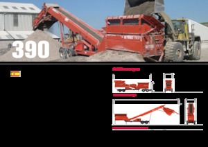Platas cribadoras móviels Terex-Finlay 390 Hydrascreen