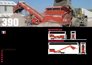 Platas cribadoras móviels Terex-Finlay 390 Hydrascreen