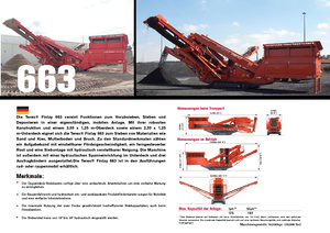Platas cribadoras móviels Terex-Finlay 663 Supertrak