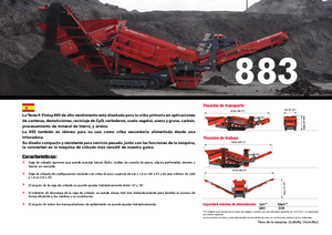 Platas cribadoras móviels Terex-Finlay 883 Reclaimer