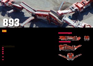 Platas cribadoras móviels Terex-Finlay 893