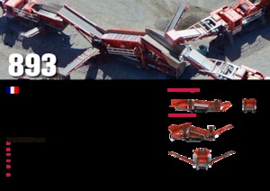 Platas cribadoras móviels Terex-Finlay 893