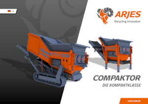Platas cribadoras móviels Arjes COMPAKTOR 300