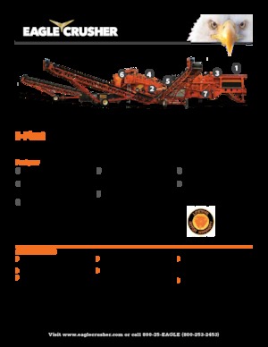 Platas cribadoras móviels Eagle Crusher E-Plant