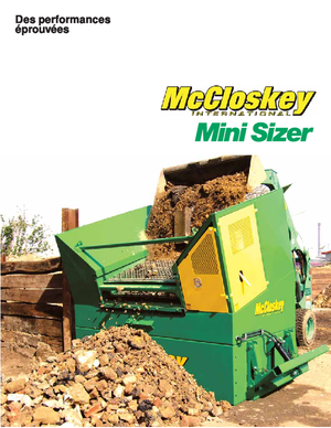 Platas cribadoras móviels McCloskey MiniSizer