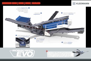 Platas cribadoras móviels Kleemann MS 952 EVO