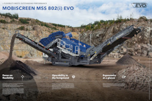 Platas cribadoras móviels Kleemann MSS 802(i) EVO