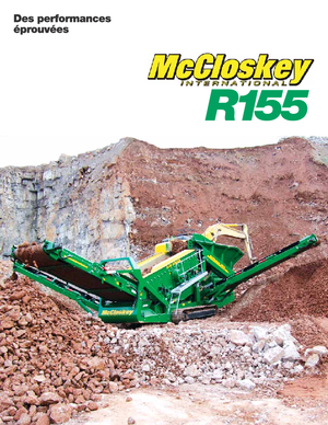 Platas cribadoras móviels McCloskey R155