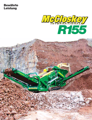 Platas cribadoras móviels McCloskey R155