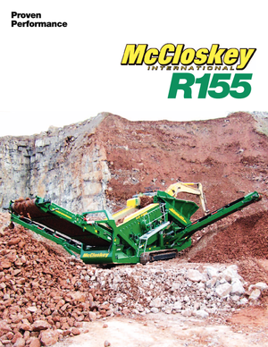 Platas cribadoras móviels McCloskey R155