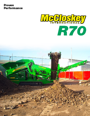 Platas cribadoras móviels McCloskey R70
