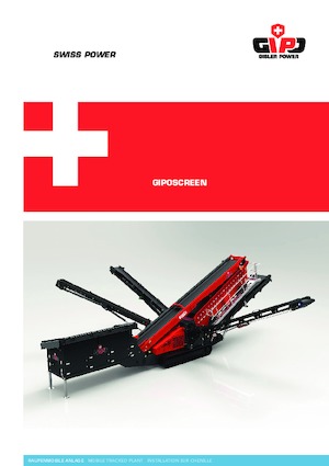 Platas cribadoras móviels Gipo GS 155/2