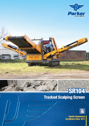 Platas cribadoras móviels Parker SR104