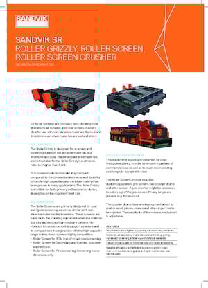 Platas cribadoras móviels Sandvik SR2131