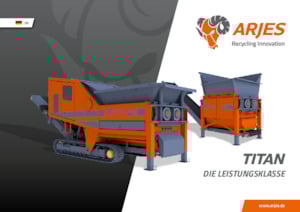 Platas cribadoras móviels Arjes TITAN 950
