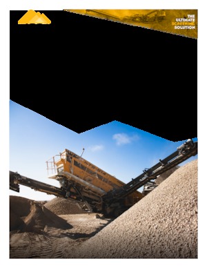 Platas cribadoras móviels IROCK  TS-514 TD