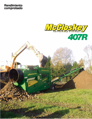 Plantas cribadoras móviles con tambor McCloskey 407