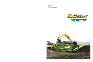 Plantas cribadoras móviles con tambor McCloskey 512RET