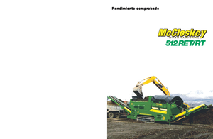 Plantas cribadoras móviles con tambor McCloskey 512RET
