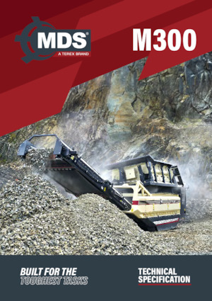 Plantas cribadoras móviles con tambor MDS M300 