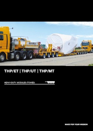 Remolque modular de servicio pesado Goldhofer THP/MT