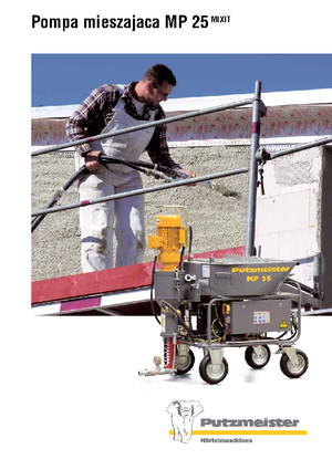 Bombas mezcladoras de mortero Putzmeister MP 25 Mixit JP-WP/D5K
