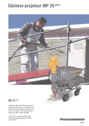 Bombas mezcladoras de mortero Putzmeister MP 25 Mixit JP-WP/D5K