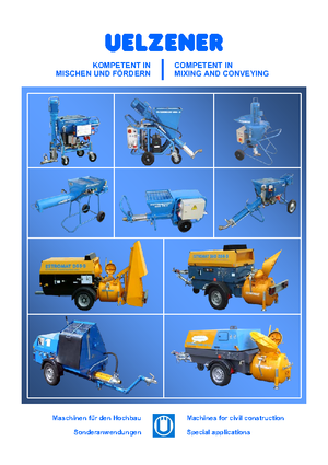 Bombas mezcladoras de mortero Uelzener S 36 FU 230V