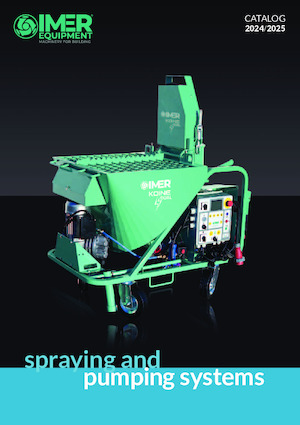Maquinas de pulverización y transporte de mortero Imer Small 50 Evo