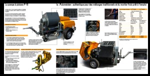 Bombas de hormigón fijas Putzmeister P 13 EMR KA 230