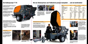Bombas de hormigón fijas Putzmeister P 715 TD