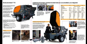 Bombas de hormigón fijas Putzmeister P 715 TD