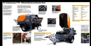 Bombas de hormigón fijas Putzmeister P 718 TD