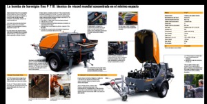 Bombas de hormigón fijas Putzmeister P 718 TD