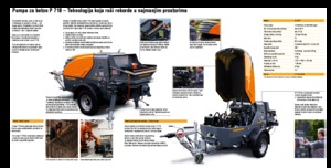 Bombas de hormigón fijas Putzmeister P 718 TD