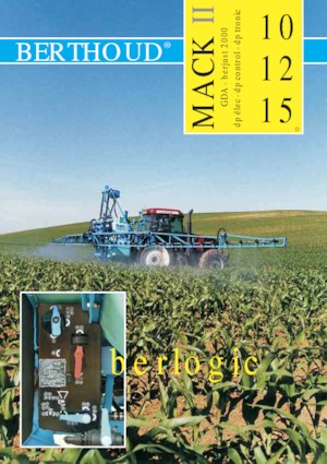 Pulverizadoras de montaje Berthoud Mack II 15