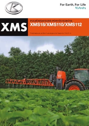 Pulverizadoras de montaje Kubota XMS108